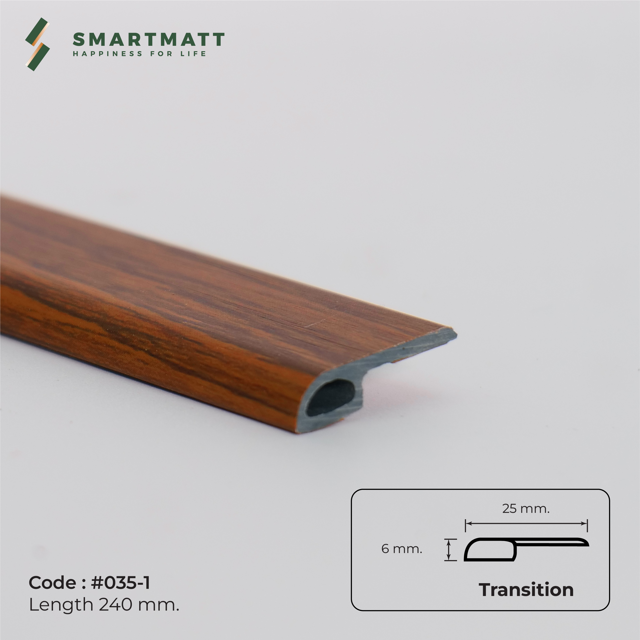 ตัวจบต่างระดับ(Transition) สี LM-35-1